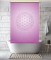 Preview: Extartiqe Duschrollo  Blume des Lebens brombeere